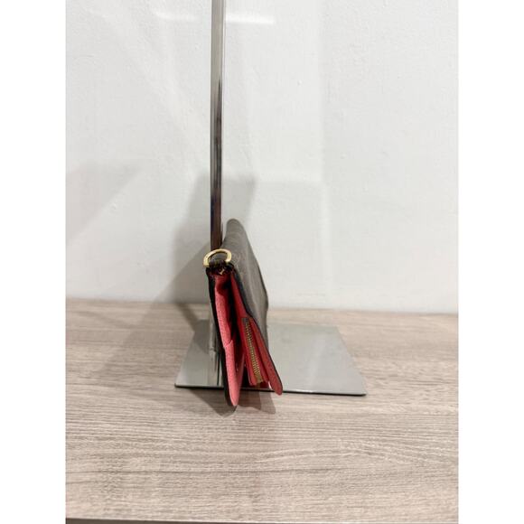 Louis Vuitton Monogram Logo Large Zip Up Flap Continental Wallet Brown/Pink - Picture 2 of 10